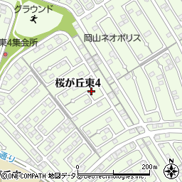 岡山県赤磐市桜が丘東4丁目4-637周辺の地図