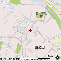 兵庫県加古川市神野町西之山453周辺の地図