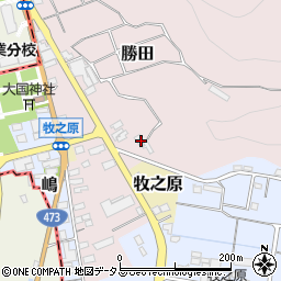 静岡県牧之原市勝田2041-5周辺の地図