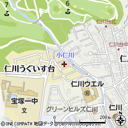 兵庫県宝塚市仁川うぐいす台10周辺の地図