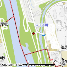 武庫川河川敷緑地周辺の地図