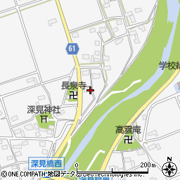 静岡県袋井市深見1734周辺の地図