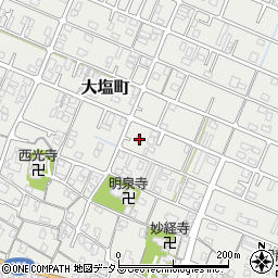 兵庫県姫路市大塩町160周辺の地図