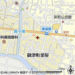 セブンイレブンたつの御津町釜屋店周辺の地図