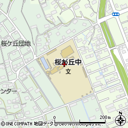 掛川市立桜が丘中学校周辺の地図