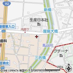 静岡銀行小松支店周辺の地図
