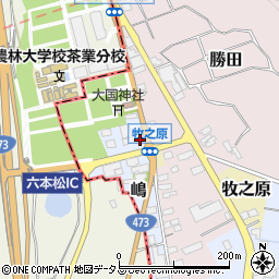静岡県牧之原市嶋955-12周辺の地図