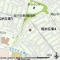 岡山県赤磐市桜が丘東4丁目4-234周辺の地図