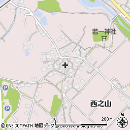 兵庫県加古川市神野町西之山382周辺の地図