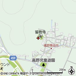 兵庫県赤穂市高野周辺の地図