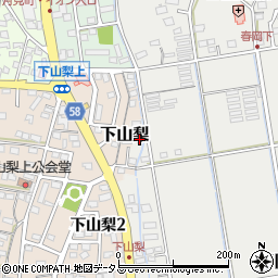 静岡県袋井市春岡943-1周辺の地図