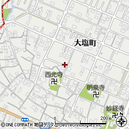 兵庫県姫路市大塩町105周辺の地図