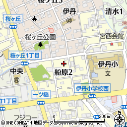 兵庫県伊丹市船原2丁目5-23周辺の地図