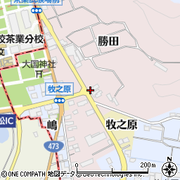 静岡県牧之原市勝田2041-11周辺の地図