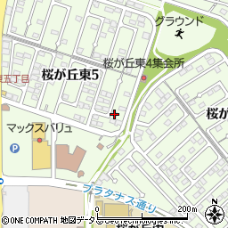 岡山県赤磐市桜が丘東5丁目5-25周辺の地図