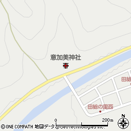 意加美神社周辺の地図