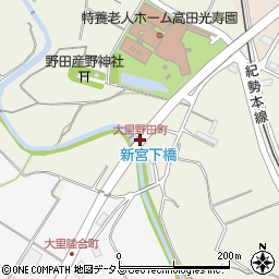 大里野田町周辺の地図