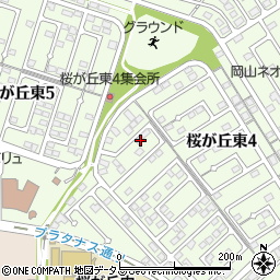 岡山県赤磐市桜が丘東4丁目4-236周辺の地図