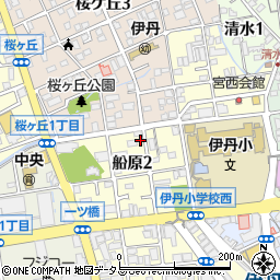 兵庫県伊丹市船原2丁目5-22周辺の地図