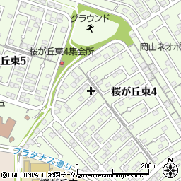 岡山県赤磐市桜が丘東4丁目4-239周辺の地図
