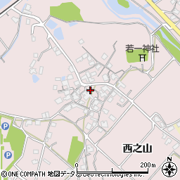 兵庫県加古川市神野町西之山383-1周辺の地図