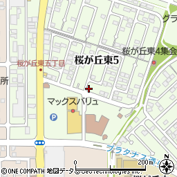 岡山県赤磐市桜が丘東5丁目5-169周辺の地図