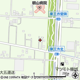 静岡県浜松市中央区東三方町435周辺の地図