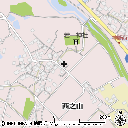 兵庫県加古川市神野町西之山483-1周辺の地図