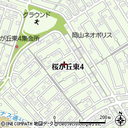 岡山県赤磐市桜が丘東4丁目4-267周辺の地図