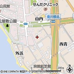 愛知県豊橋市前芝町山内55周辺の地図
