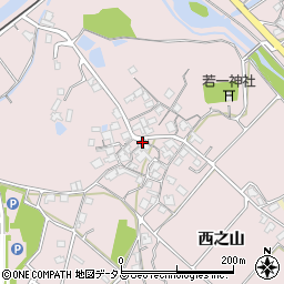 兵庫県加古川市神野町西之山383周辺の地図