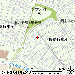 岡山県赤磐市桜が丘東4丁目4-238周辺の地図