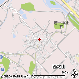 兵庫県加古川市神野町西之山380周辺の地図