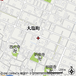 兵庫県姫路市大塩町82周辺の地図