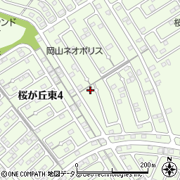 岡山県赤磐市桜が丘東4丁目4-354周辺の地図