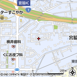 静岡県掛川市宮脇1396周辺の地図
