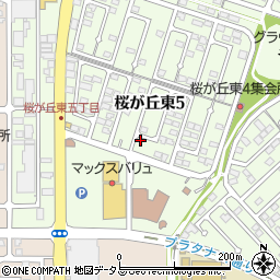 岡山県赤磐市桜が丘東5丁目5-168周辺の地図