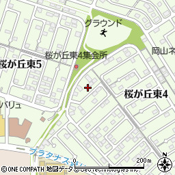 岡山県赤磐市桜が丘東4丁目4-241周辺の地図