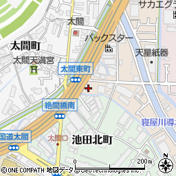 大阪府寝屋川市太間東町9-5周辺の地図