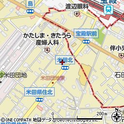 みなと銀行宝殿支店周辺の地図