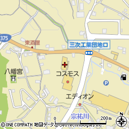 広島県三次市東酒屋町511周辺の地図