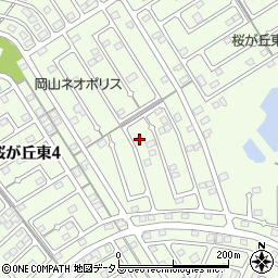 岡山県赤磐市桜が丘東4丁目4-382周辺の地図