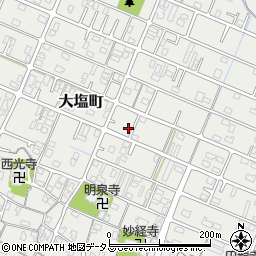 兵庫県姫路市大塩町208周辺の地図