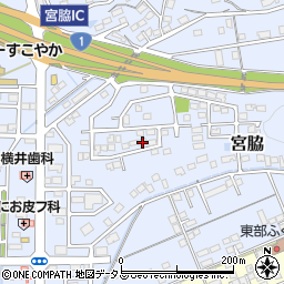 静岡県掛川市宮脇1393周辺の地図