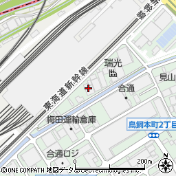 株式会社今西商店　摂津事業所周辺の地図
