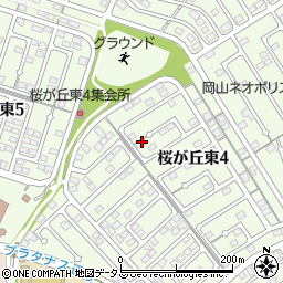 岡山県赤磐市桜が丘東4丁目4-274周辺の地図
