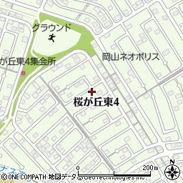 岡山県赤磐市桜が丘東4丁目4-268周辺の地図