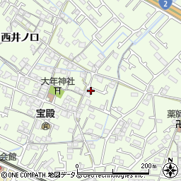 兵庫県加古川市東神吉町西井ノ口119周辺の地図