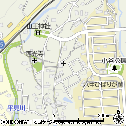 兵庫県神戸市北区有野町唐櫃周辺の地図