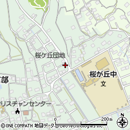 静岡県掛川市富部591-43周辺の地図